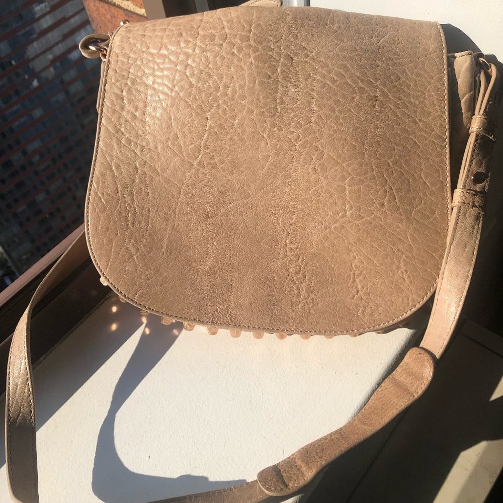 100% Authentic Alexander Wang Lia Crossbody bag in Latte (taupe/tan)